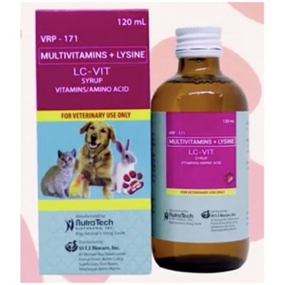 LC-VIT MULTIVITAMINS 120ml FOR DOGS, CATS AND OTHER PETS