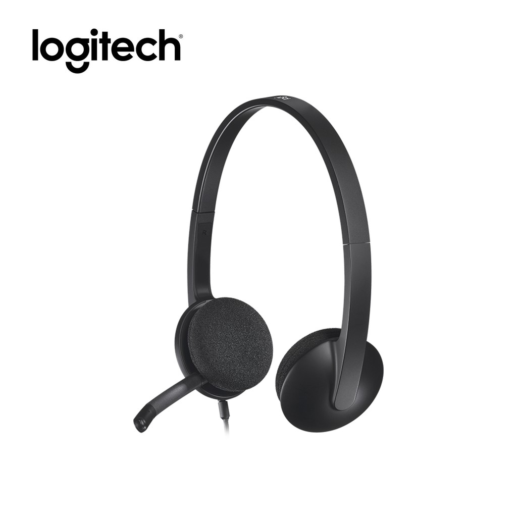 Logitech H340 USB OvertheEar Headset (Black) Shopee Philippines