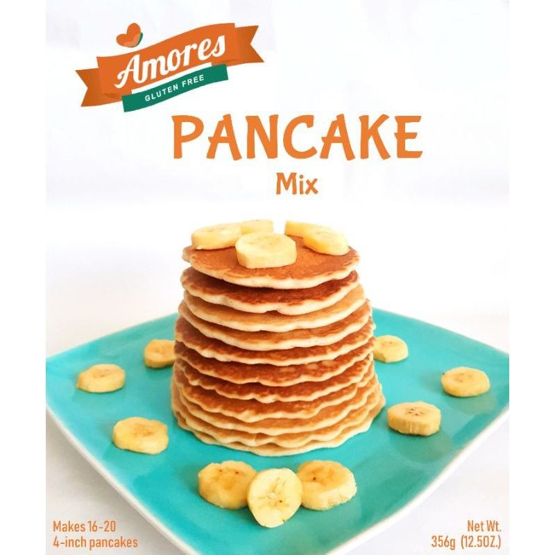 Amores Gluten Free Vegan Pancake Mix 356g Makes 16 20 4 Inch Pancakes Shopee Philippines