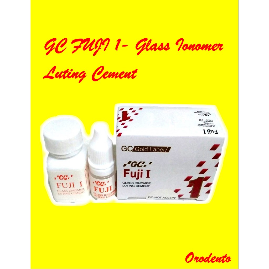 fuji 1 glass ionomer