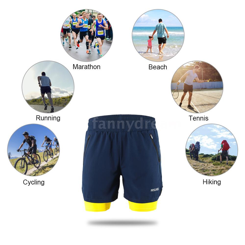 2 in 1 jogging shorts