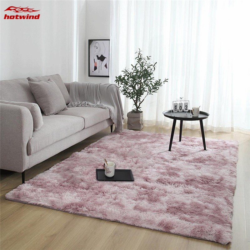 Hw 7 Colors 40 60cm 60 90cm Soft Fluffy Rugs Shaggy Living Room Bedroom Carpet Floor Mat Home Decor Shopee Philippines