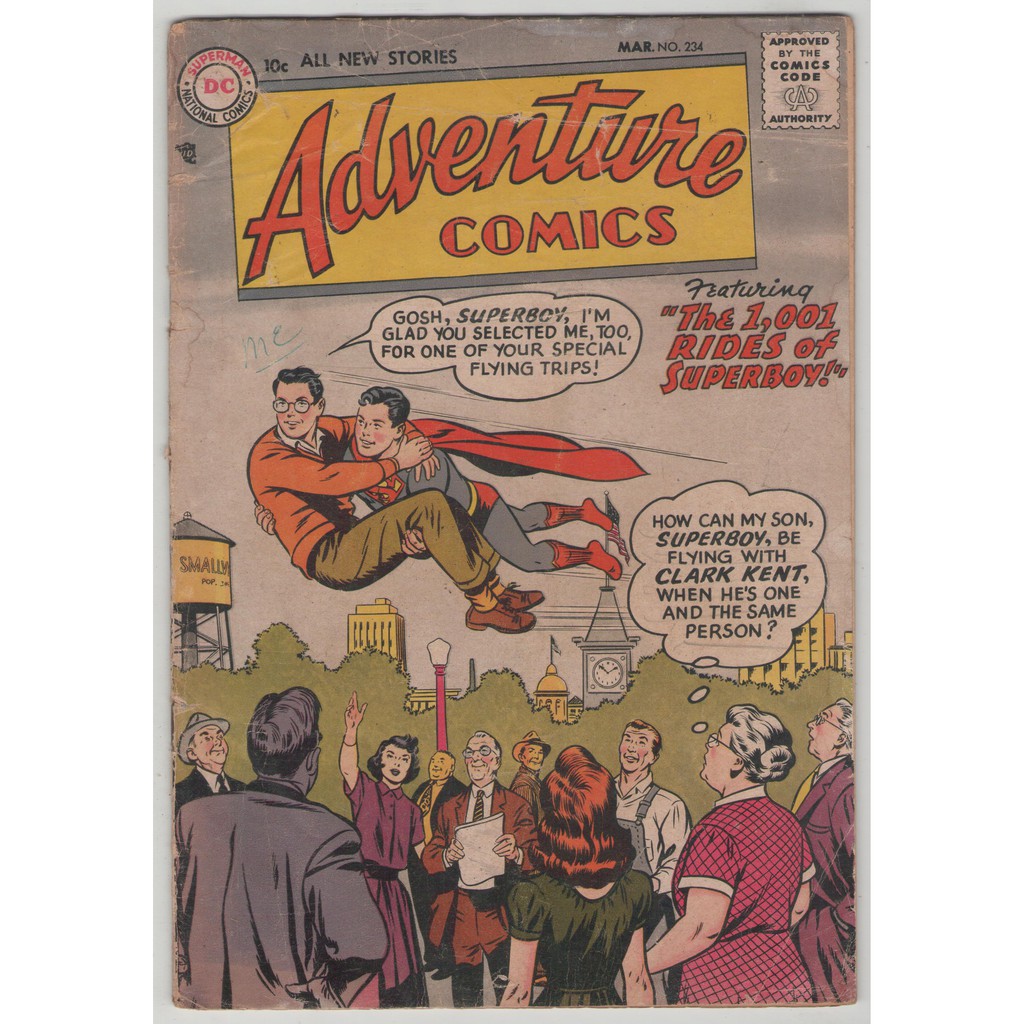 Adventure Comics 234 235 238 240 1957 Aquaman Green Arrow Superboy Appearances 1950 S Comics Shopee Philippines