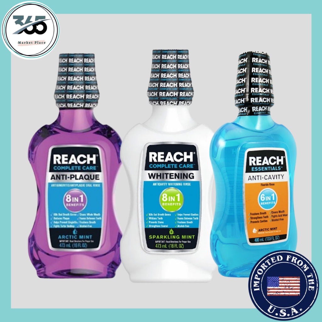 Reach Essentials Mouthwash, 400 ml (13.5 oz) Shopee Philippines