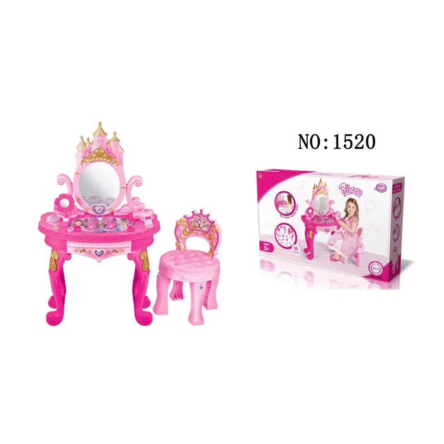 Hello Kitty Makeup Set Kids Dream Mirror Dresser Toy Shopee
