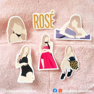 blackpink rose sticker pack high quality waterproof kpop stickers