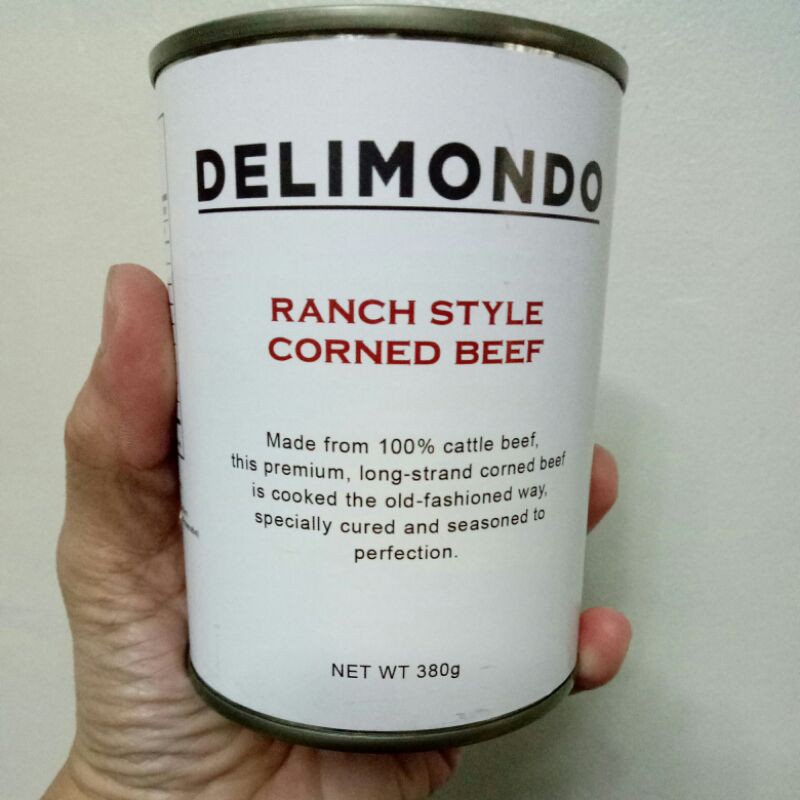 DELIMONDO Ranch Style Corned Beef 380g Shopee Philippines