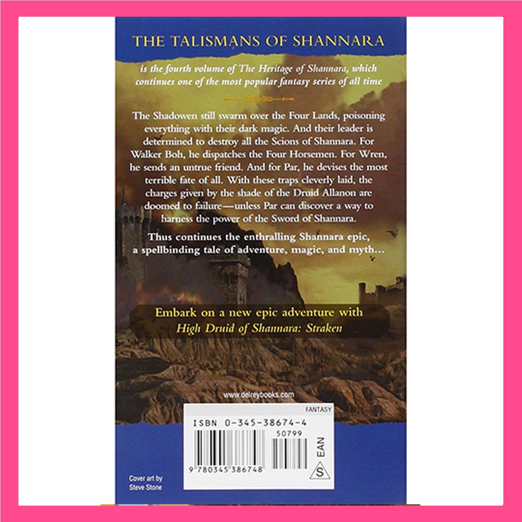 The Heritage Of Shannara Book 4 The Talismans Of Shannara - 
