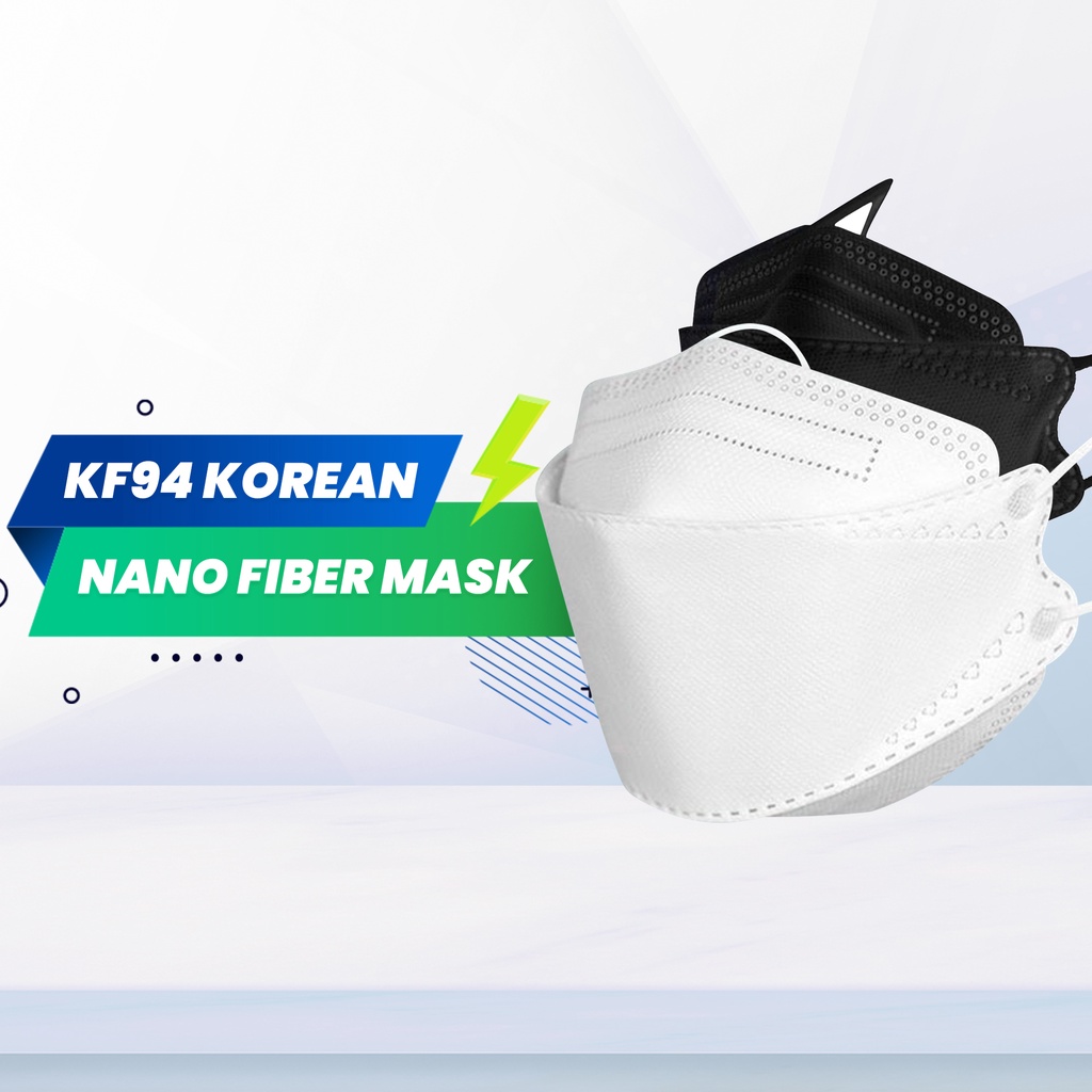 Mask KF94 Face Mask Korean Nano Fiber Mask Nonwoven Protection Filter