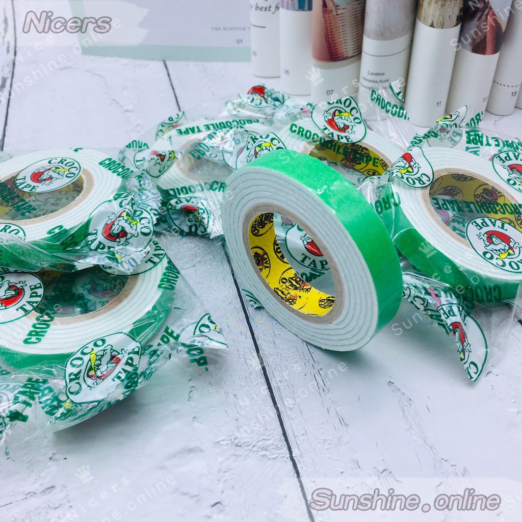 12mm CROCO Foam Tape Double Sided Tape Crocodile tape DST Shopee