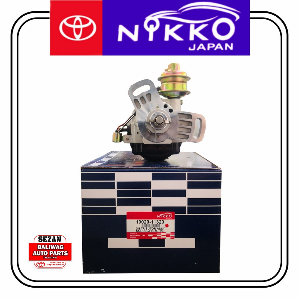 NIKKO JAPAN DISTRIBUTOR ASSEMBLY TOYOTA COROLLA 2E 19912000 19020