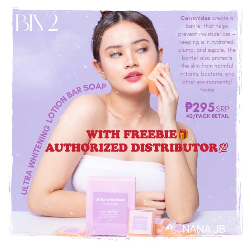 1 Box = 10pcs BLV2 Ultra Whitening Lotion Bar Soap 70g Whitening