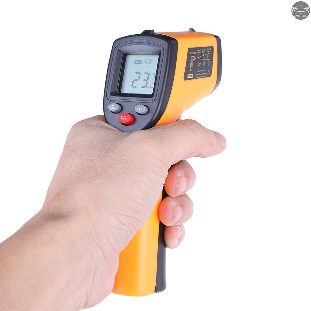 YUIOPA Non-Contact Digital Laser Temperature Gun,-50℃-380℃,Infrared Thermometer,for Cooking/BBQ/Freezer/Food/Fridge/Industrial 