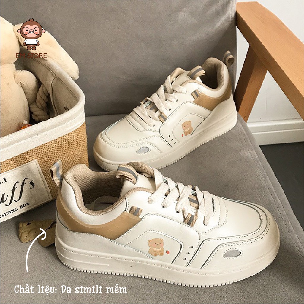 Bear Sneakers - Lace-Up Sneakers With Sport Style And Easy Matching And ...