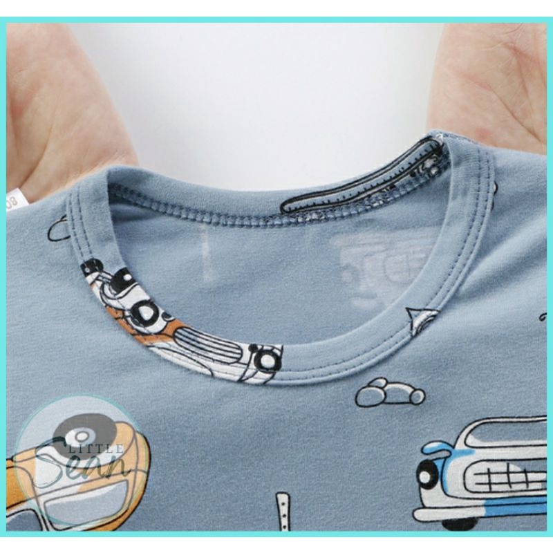 Little Sean Kids Long Sleeves Pajamas Set / Sleepwear Terno for Girls / Sweater Pants for Boys al<br />
<br />
