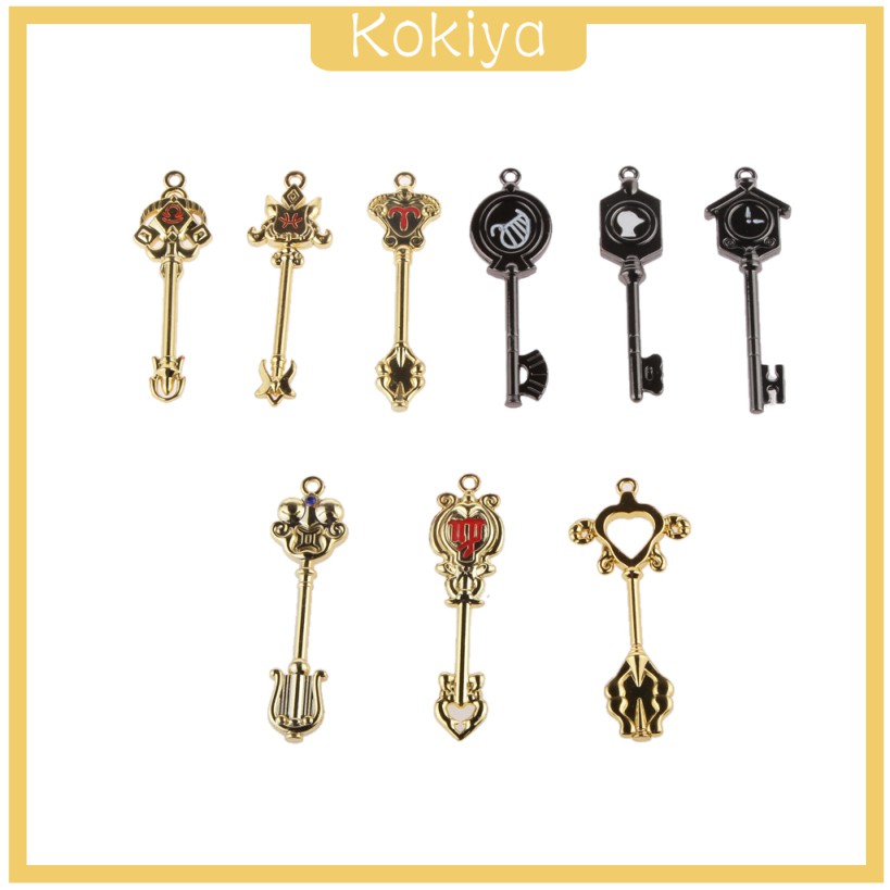 Fairy Tail Lucy Celestial Zodiac Spirit Gate Keys 18pcs Necklace Pendant Shopee Philippines