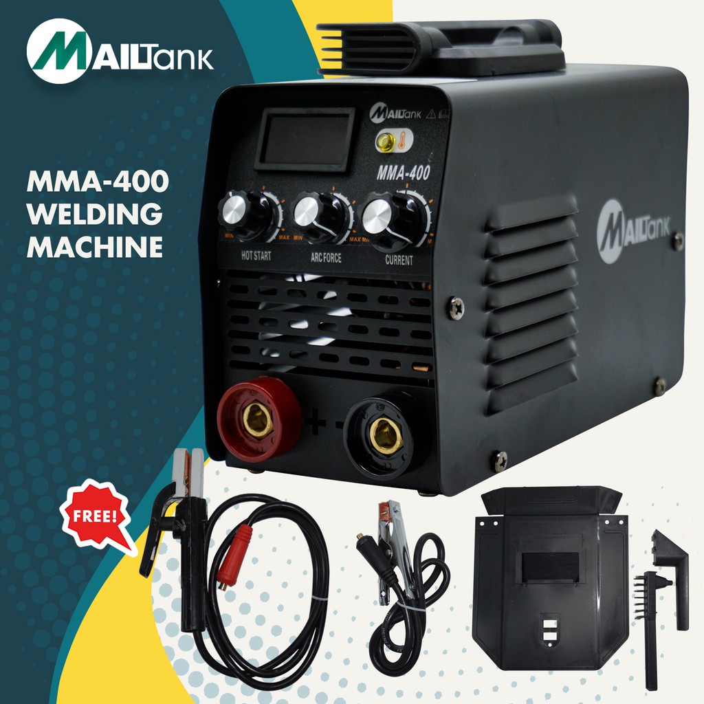 MailTank MMA400 IGBT Portable Inverter Welding Machine Black Shopee