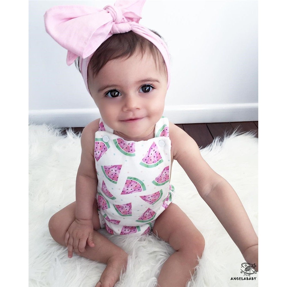 watermelon romper baby