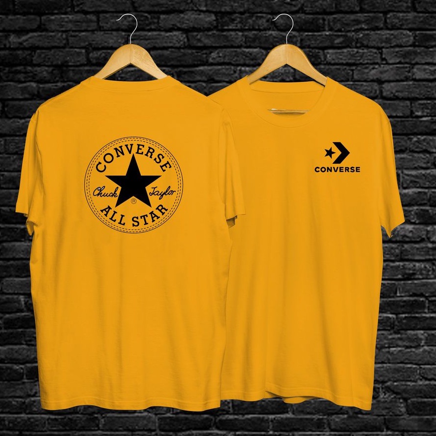 Converse cotton tshirt front and back print for men and women