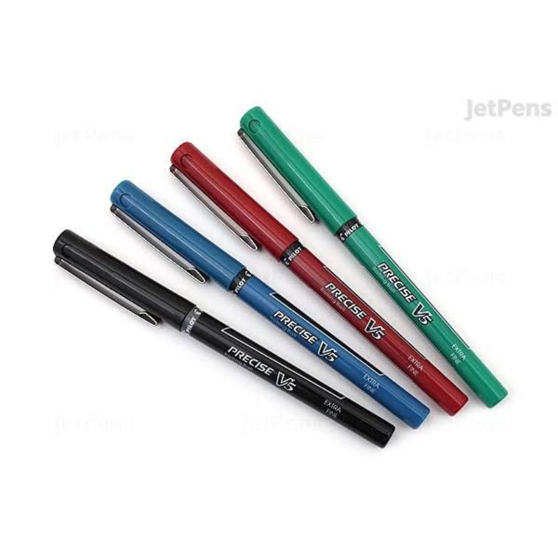 Pilot Precise V5 Premium Rolling Ball Pen, Extra Fine 0.5mm, Black ...