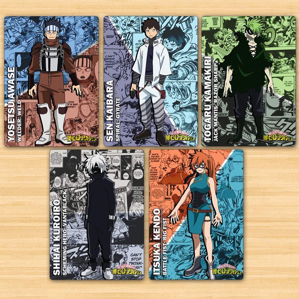 My Hero Academia [CLASS B STUDENT][MANGA BG][SOLD PER SET] | Shopee ...