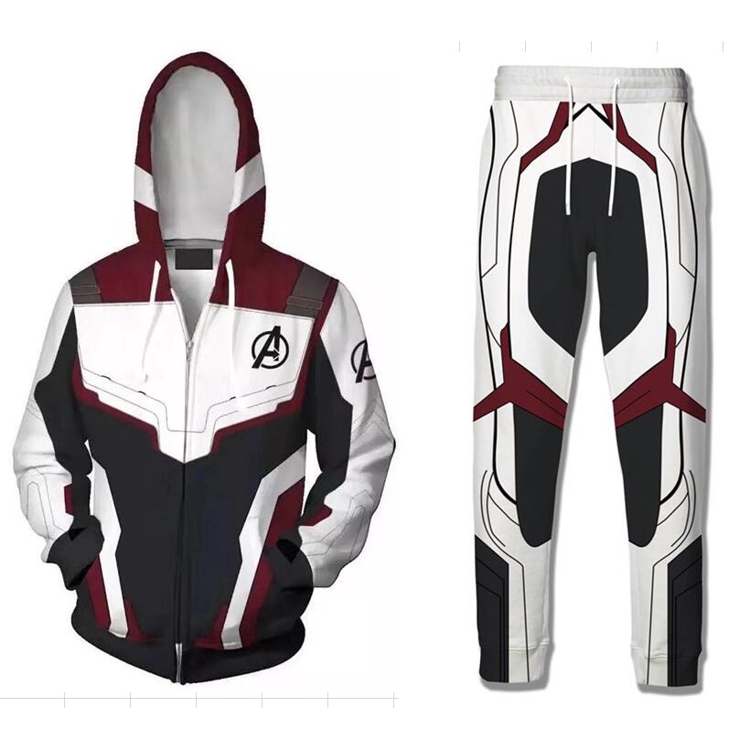 avengers end game creed hoodie zipper jacket anime pants