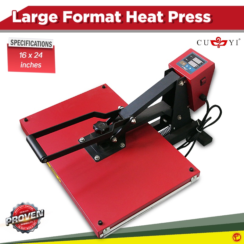 Cuyi Large Format Heat Press 40 60cm 16 Inches Shopee Philippines