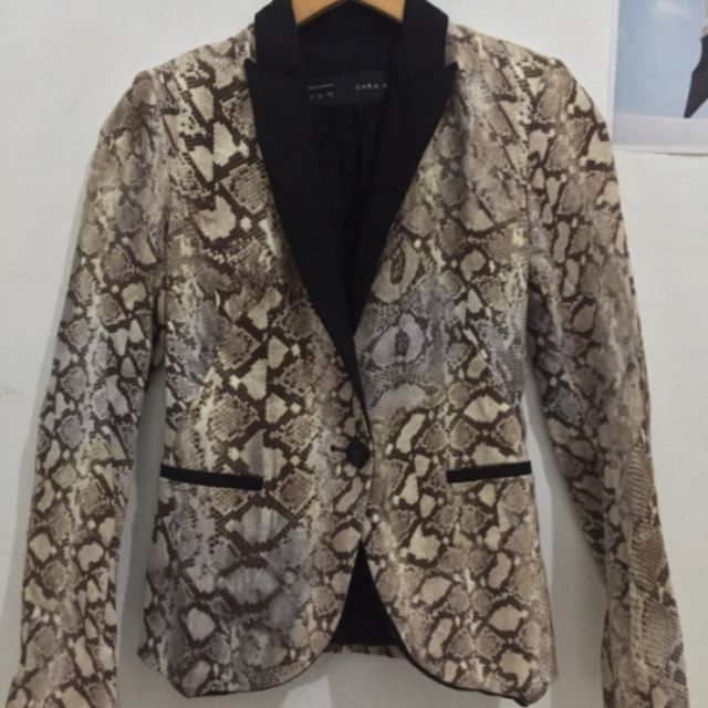 snakeskin jacket zara