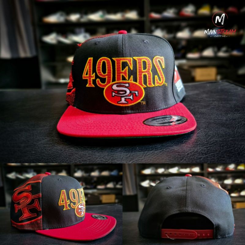 49ers red snapback hat