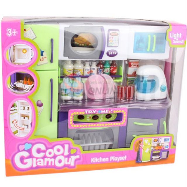 barbie doll kitchen set