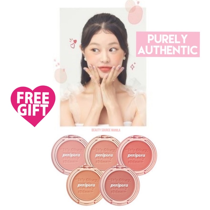 PERIPERA PURE BLUSHED SUNSHINE CHEEK BLUSH 4.2g | Shopee Philippines