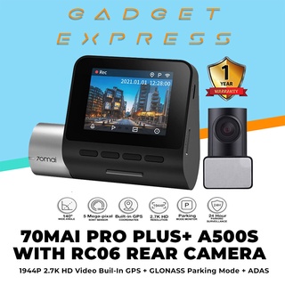 70mai Pro Plus+ A500S with Rear Dual Channel Car Dash Cam, Built-in GPS, ADAS, App Playback - Global