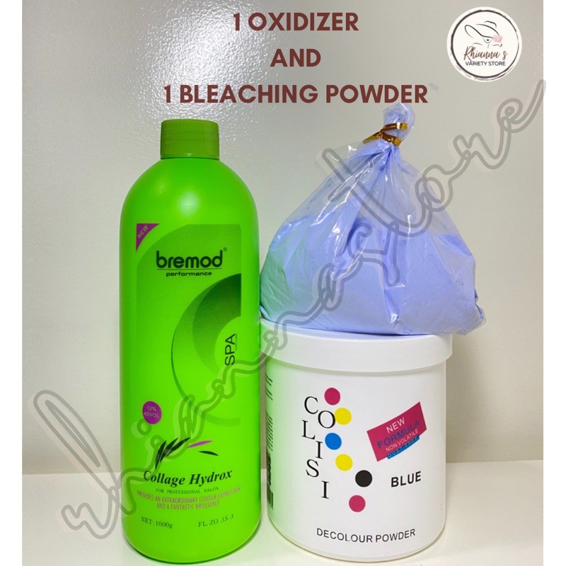 Hair bleaching powder SET (bleaching powder 450g with oxidizing cream