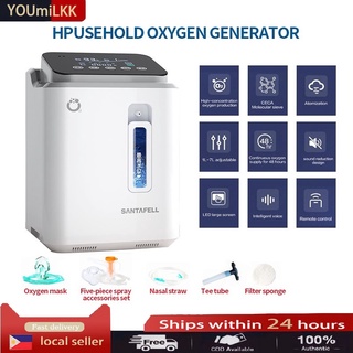 SANTAFELL Oxygen Concentrator Machine 1-7L Oxygen generator With Atomization