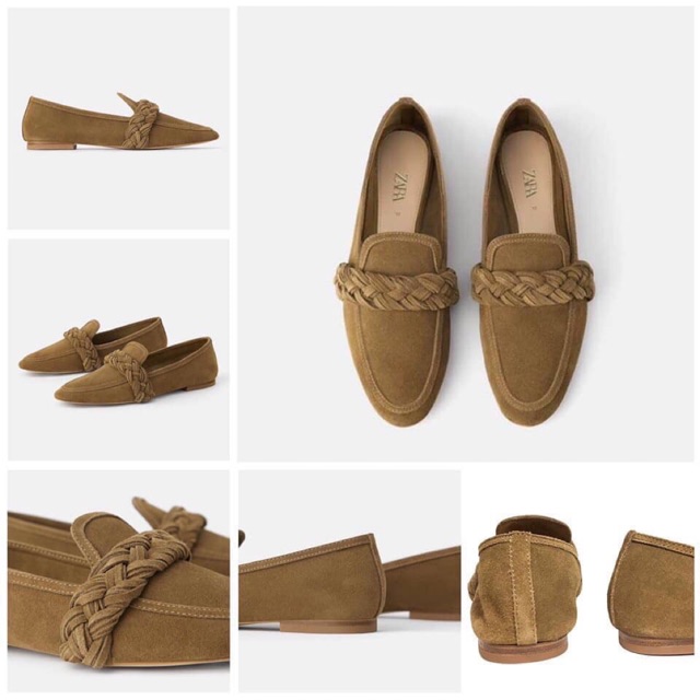 zara braided shoes