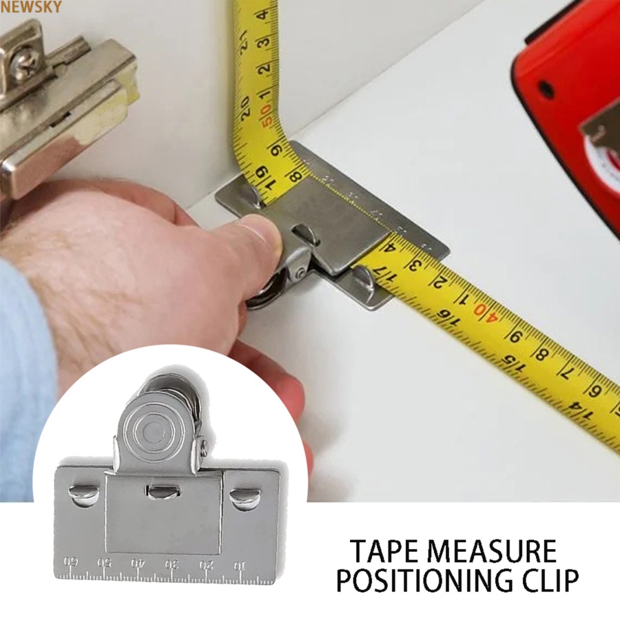 【NEWSKY】 Tape clip tile edge molding wood measurement positioning tool accurate measurement angle positioning clip