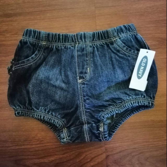 navy denim shorts