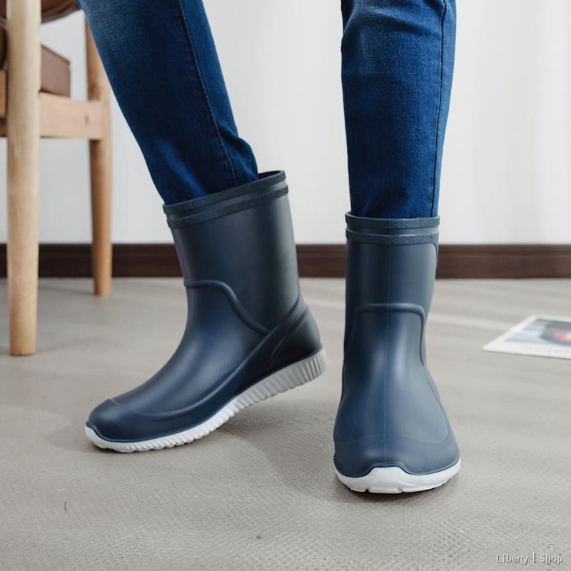 Half Non-slip Waterproof Rain Boots 