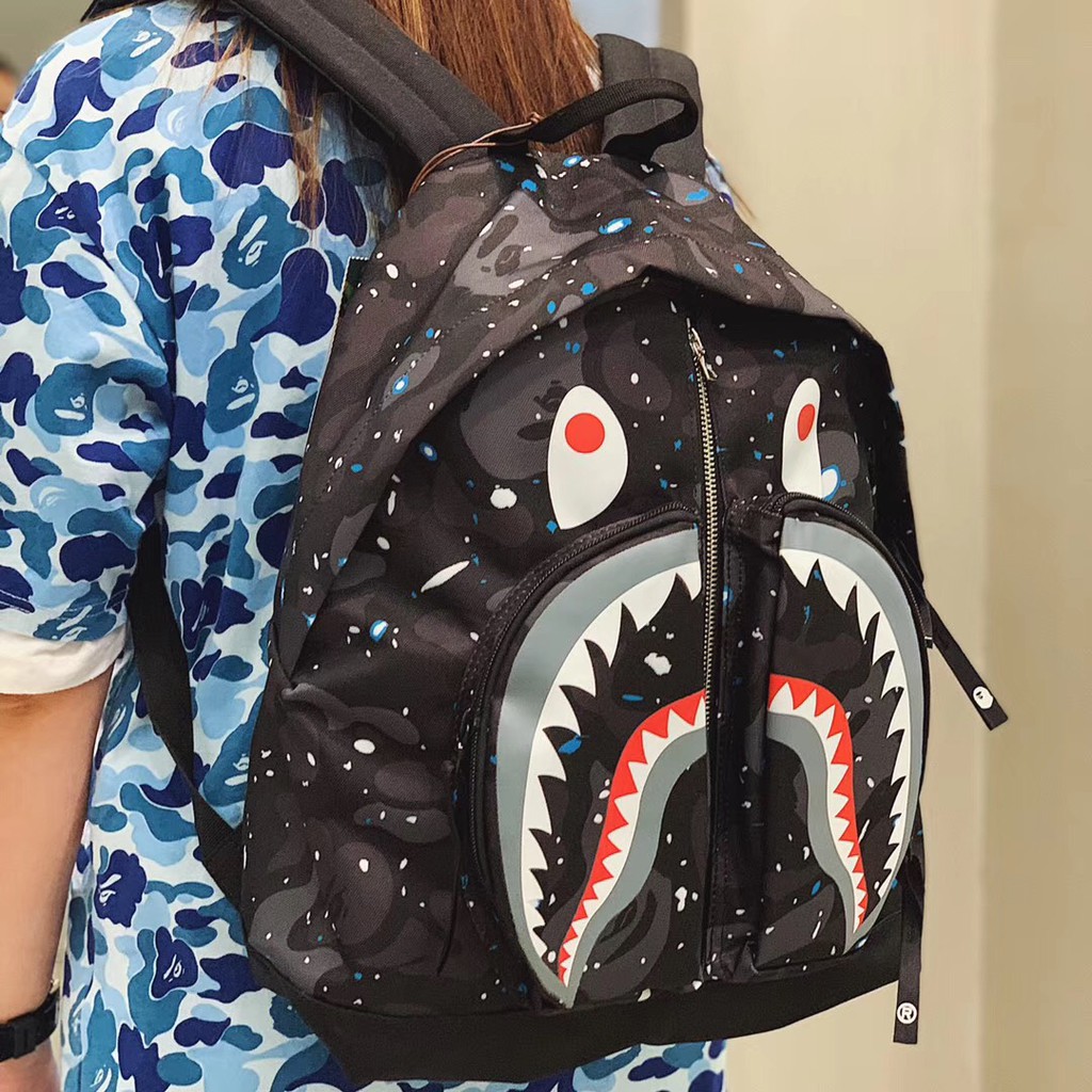 bape backpack shark camo d68a5b