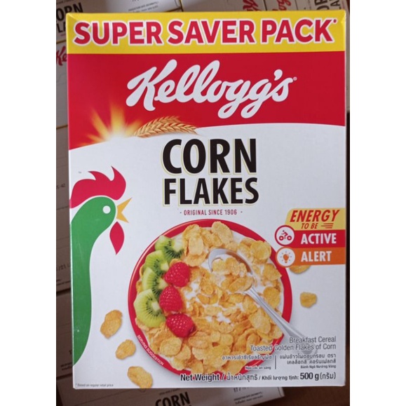Kelloggs Corn Flakes 500g Jumbo Pack Expiry Date August 12 2022