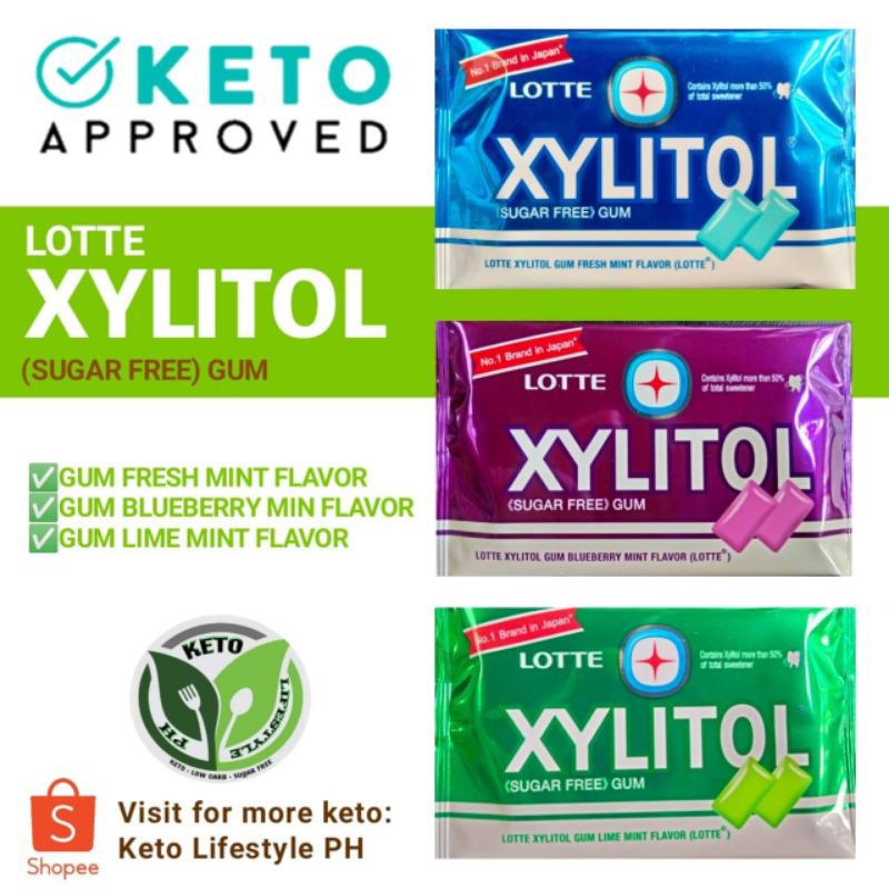 Xylitol SugarFree Chewing Gum (Keto Approved) Shopee Philippines