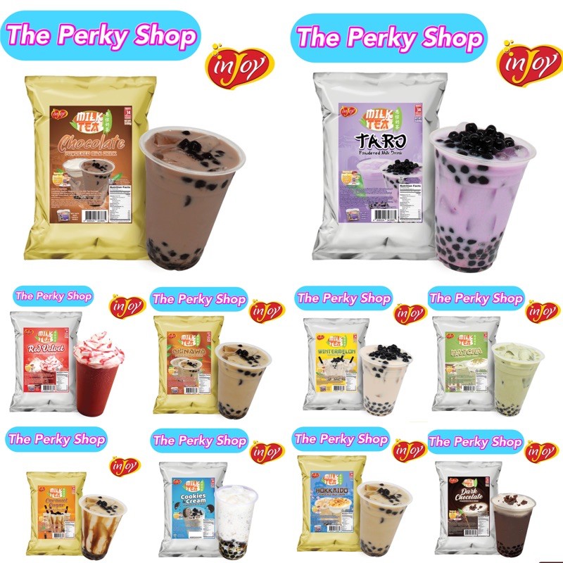 ORIGINAL MILKTEA FLAVORS (Injoy) 250/ 500G The Perky shop Shopee