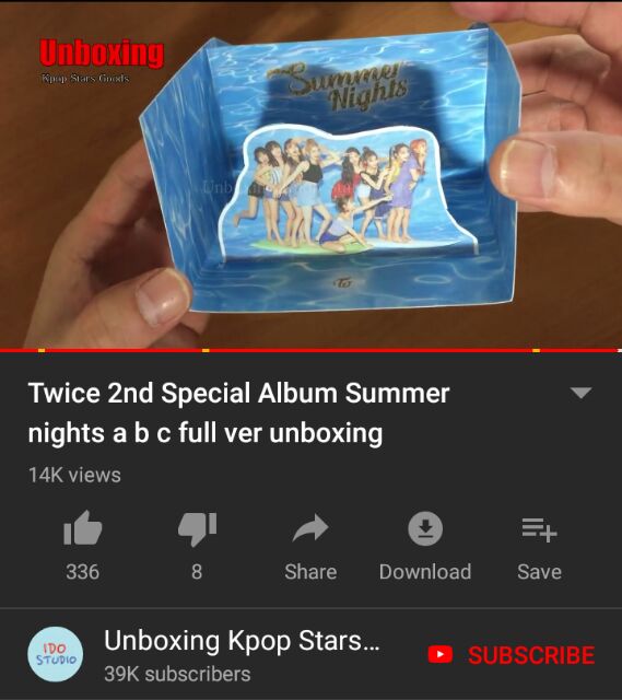 Twice Summer Nights Diy Paper Postcards Shopee Philippines