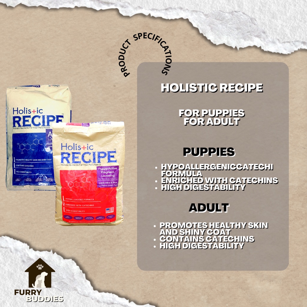 HOLISTIC RECIPE DOG FOOD 1 KILO PUPPY & ADULT (REPACKED) #2