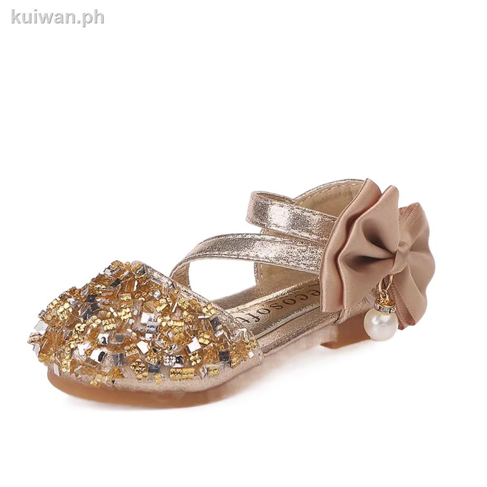 baby girl gold sandals
