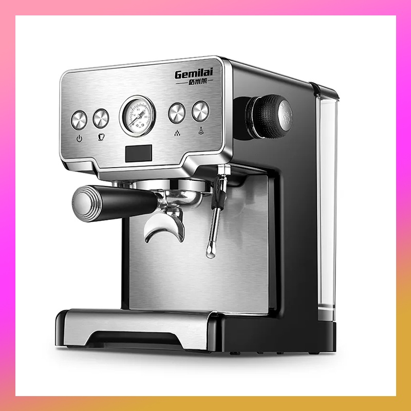 Gemilai CRM3605 Small Espresso Coffee Machine Home Office For Fresh