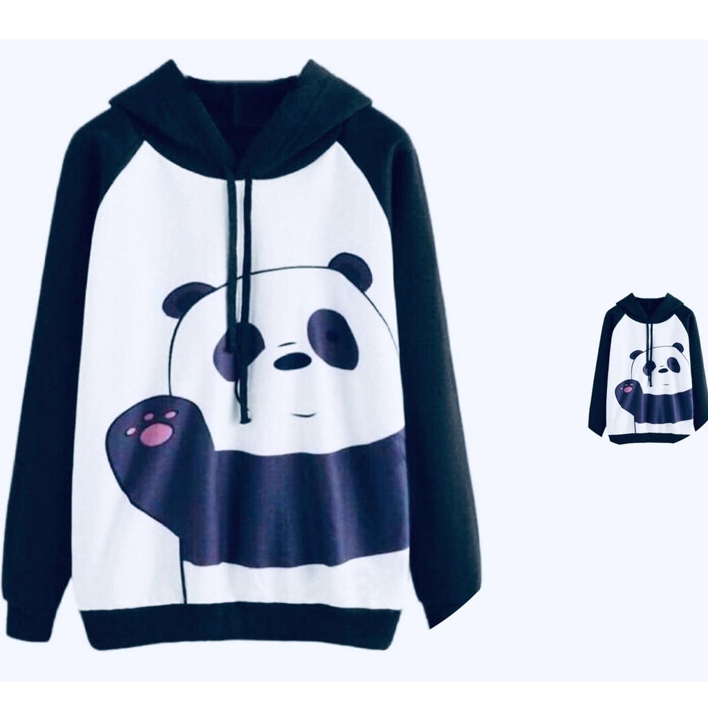 panda hoodie cartoon