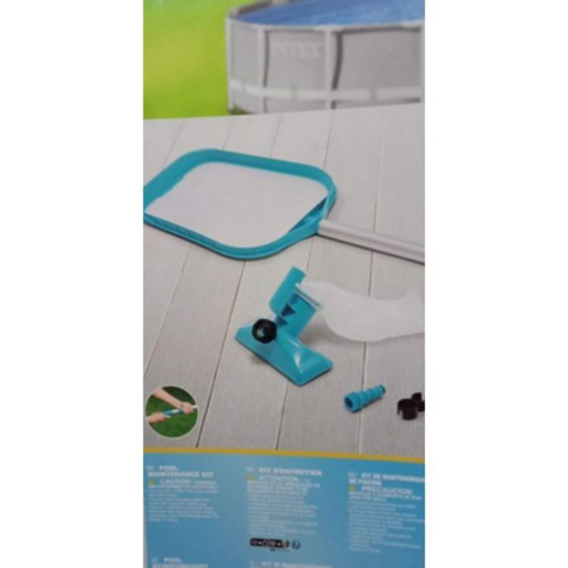 Intex Basic Pool Maintenance Cleaning kit with Telescopic Pole Shopee