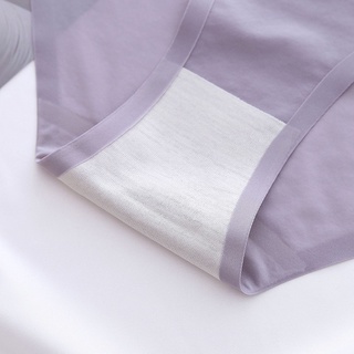 Women Panties Silk Women Briefs Soild Underwear M-XL Lingerie #3