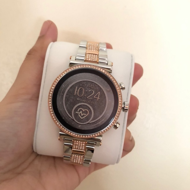 Michael Kors Gen 4 Pavé Two-Tone Smartwatch | Shopee Philippines